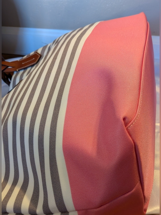 Dooney & Bourke Sullivan Canvas  Shopper Pink / Grey / White NWT - Picture 7 of 10